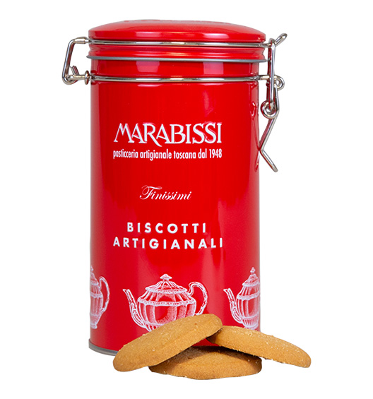 Butterbiskuits mit Spekulatiusgewürz - Dose